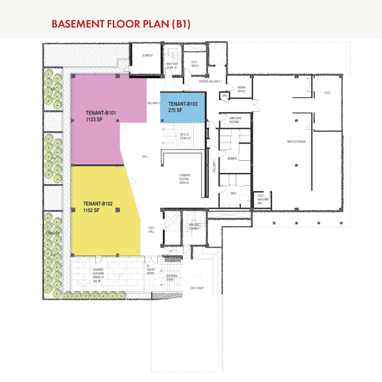 Basement floor plan